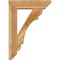 Ekena Millwork Olympic Slat Rough Sawn Bracket w/ Offset Brace, Western Red Cedar, 6"W x 20"D x 28"H BKT0604X20X28OLY06RWR - alternate 3